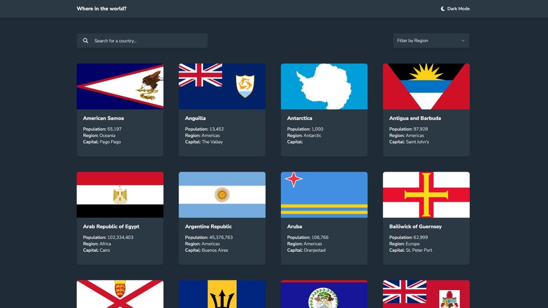 Countries API